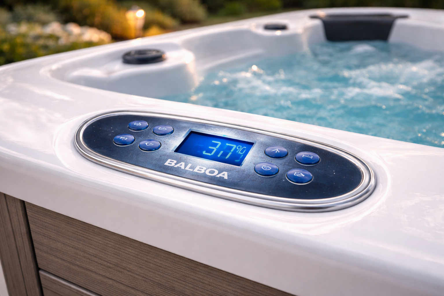 BALBOA bedieningspaneel in jacuzzi