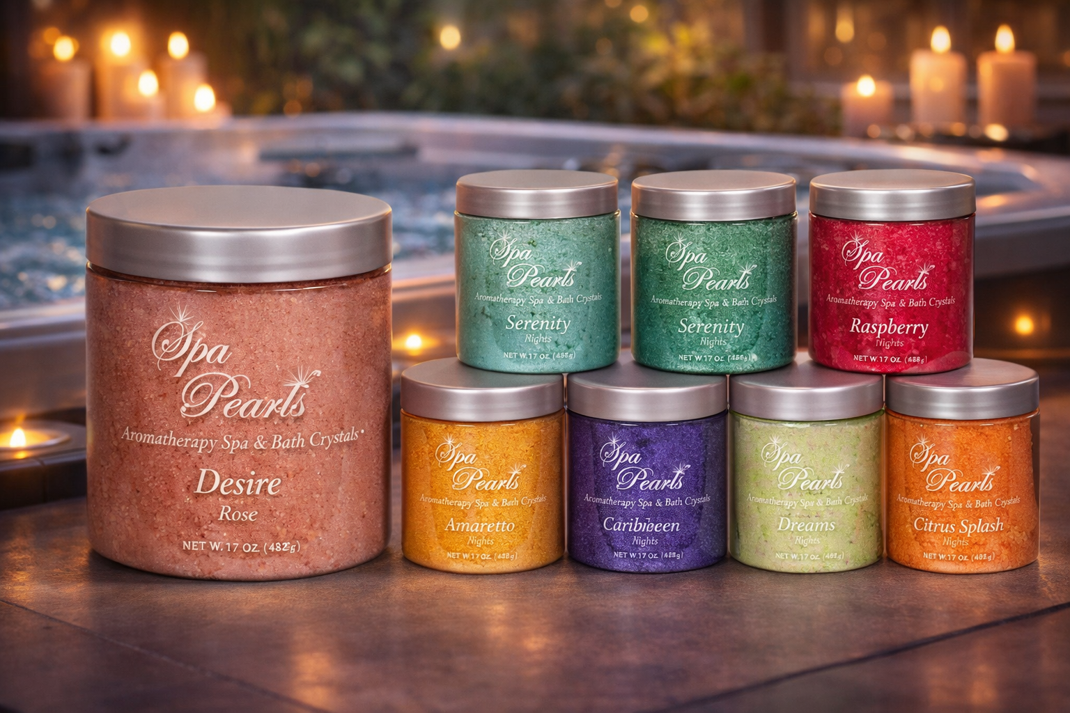 Geuren voor in een Jaccuzzi